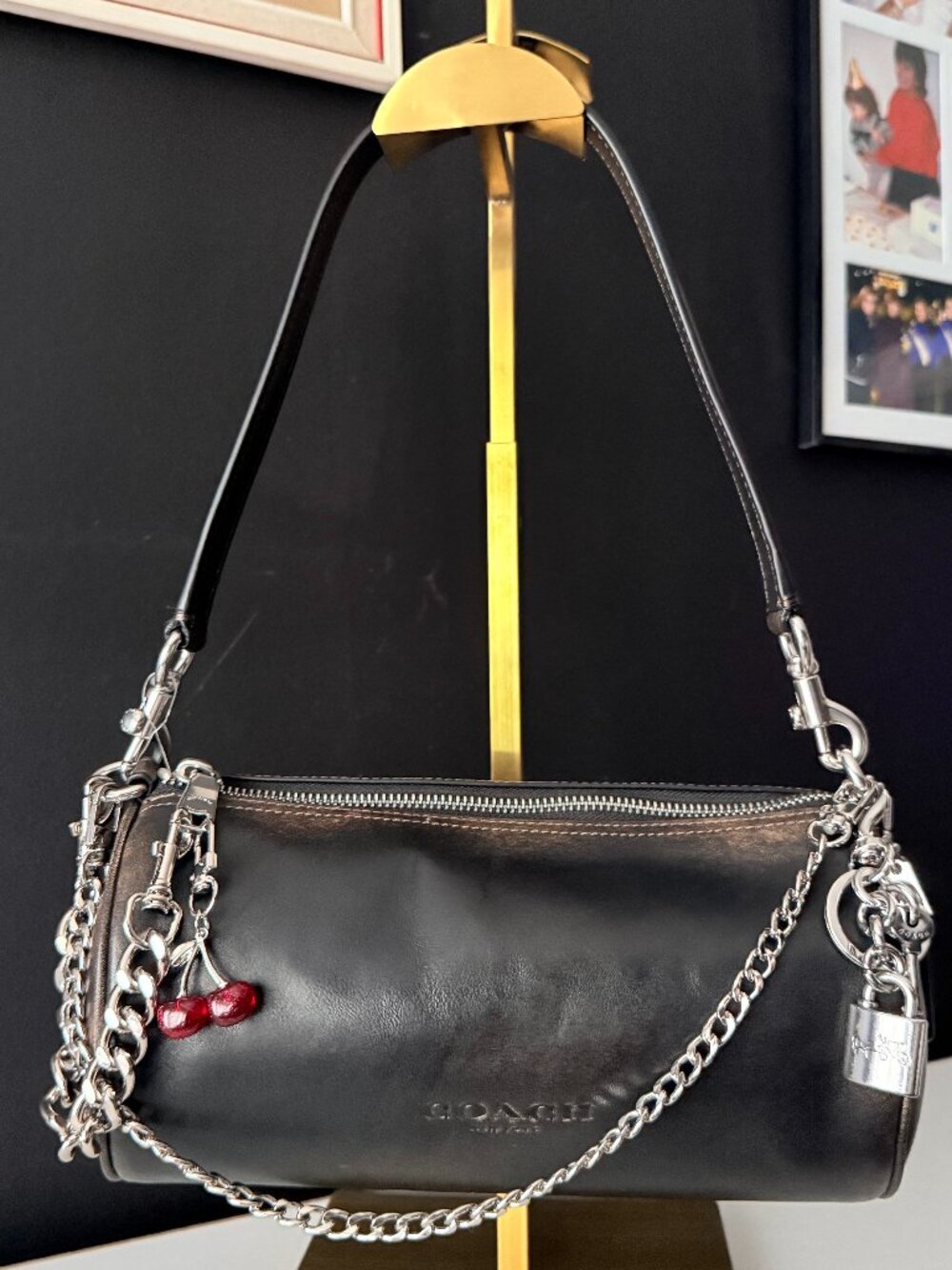 Coach Andre 24 Shoulder Bag in Loved Leather